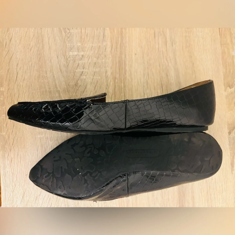 New Directions Black Embossed lightwaight Loafers Shoes